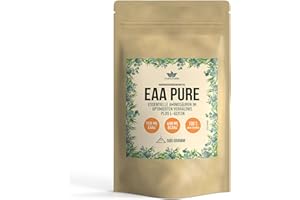 ‎NATURALIE GESUND ESSEN, GESUND LEBEN naturalie® EAA Pulver | ohne Aromen und Süßstoffe | reine essentielle Aminosäuren | 500 Gramm im Bio-Beutel | hohe Bioverfügbarkeit