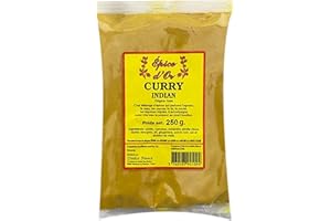 Curry indien 250g - Epice d'Or, 100% Naturel, Sans Additifs, Sans Arôme Artificiel, Sans Conservateur