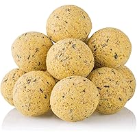 100x Meisenknödel ohne Netz inkl. 2 Meisenknödelhalter, Fettfutter für Wildvögel, 9000g Vogelfutter