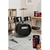 Midex CD300X-BK Akustik &Ccedil;ocuk Baterisi Davulu Seti 5-14 Yaş İ&ccedil;in Full Set