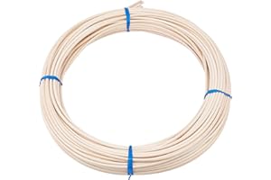 AHANDMAKER Basket Weaving Cane, 250g/Roll 2.5mm Wicker Material Rattan Reed Webbing for Chair Repair and Wicker Weaving DIY Craft Furniture Making Supplies Home Gardening Decor