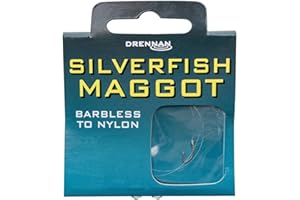 Drennan Silverfish Maggot Hooks To Nylon - Size 20 to 2lb