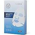 Hyaluronic Acid Face Sheet Mask, Set of 10 - Hydrating Korean Beauty Treatment - Moisturising Facial Skincare for Women and Men - With Aloe Vera, Trehalose and Anti Aging Squalene