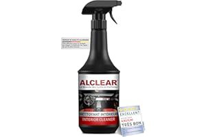 ALCLEAR 721Ir Nettoyant Intérieur de Voiture Haut de Gamme avec Effet en Profondeur pour Cockpit, Sellerie, Cuir, Intérieur, 