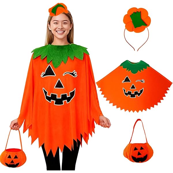 Serre-tête Halloween Femme Avec Fleur Marguerite Et Oreilles De Souris - Accessoire Cheveux Orange Et Noir - Fête Déguisement