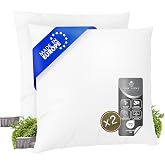 FAM Home Bed Pillow 60 x 60 cm, 2 Pieces, Hypoallergenic, Breathable | Oeko-Tex Standard 100, Ergonomic, Anti-allergic, Machi