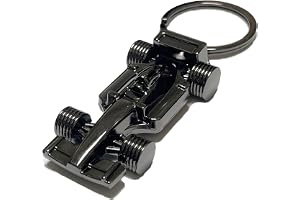 YOYEE F1 Keychain - Metal Miniature Car, F1 merch for Car Enthusiasts and Collectors. formula one Gift for Man and Boys