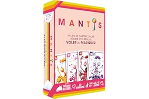 Asmodee - Mantis - Jeu de Société Famille pour Enfants dès 7 Ans - Jeu de Cartes et d'Ambiance pour Adultes Aussi - 2 à 6 Joueurs - 10 Min - Version Française - Exploding Kittens
