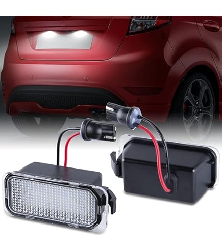 Luce Targa Per Ford Focus, Fiesta, Kuga - Ricambio Aftermarket - SX O DX - Omologazione ECE - Foto 8