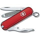 Victorinox Rally, Schweizer Taschenmesser Mini für Schlüsselanhänger, Swiss Army Knife, 9 Funktionen, Klinge, Phillips-Schrau