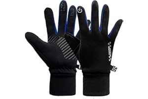 lifwimner Kids Winter Sports Gloves, Touch Screen Anti-slip Running Gloves, Thermal Fleece Outdoor Gloves for Cycling Skiing Soccer Hiking