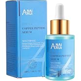 ANAiRUi Copper Peptide Face Serum - GHK-Cu Anti-Aging Facial Serum with Hyaluronic Acid, 1 fl oz