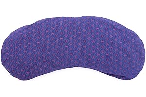Bodhi Suave almohadilla para los ojos de algodón | Relleno de linaza orgánica y lavanda orgánica | Vegano | Antifaz para yoga, relajación y meditación | Disponible en varios diseños