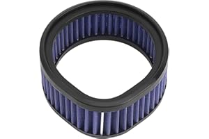 Road Passion moto Filtre à air Reiniger-Element Compatible avec pour Harley Model S&S Super E & G Series Carb 12-579/ Carburetor with Teardrop Washable & Reusable