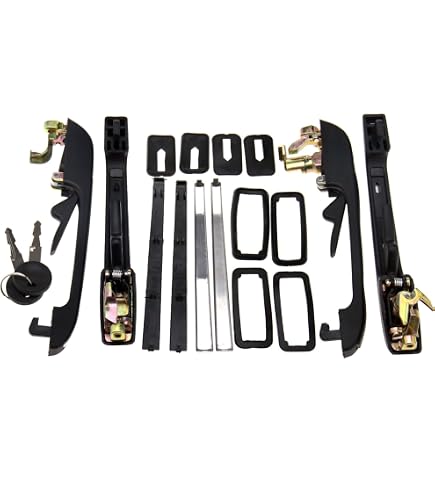 Kit Serrure VW Golf MK2 BIYM - 2 Poignées Porte + Cylindre Allumage + Serrure Hayon + 3 Clés - OEM 191898081