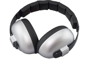 Banz Bubzee, Paraorecchie per bambini, colore: argento