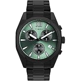 TIMEX Analog Watch for Men Available in Multicolor Dial & Gold Stainless Steel Bracelet Band - Water Resistant Wrist Watches