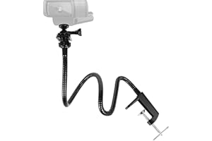 OMOTOOL Supporto flessibile per webcam Logitech Webcam C925e C922x C922 C930e C930 C920 C615 GoPro