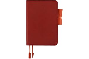 Hobonichi Techo A6 Planner Cover – Colors: Bordeaux Teracotta (Original Size,Cover Only)