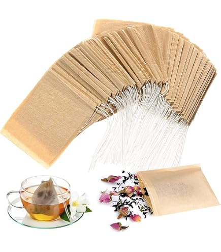 70 Sachets Thé Mousseline Coton - 8x10cm & 10x15cm - Réutilisables