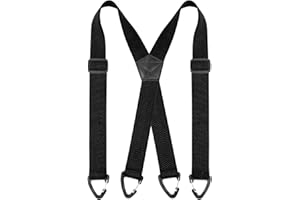 AOOWU Męskie szelki, męskie szelki z muszką, szelki w kształcie litery Y spodnie z mocnymi metalowymi klipsami, regulowane wytrzymałe szelki, elastyczne szelki spodnie, jeden rozmiar dla mężczyzn i