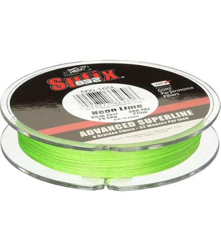 neon green braided fishing line Sunline Overwatch Chart Metered Braid 18lb 125yd Brent Ehrler Green 8X- No Fade -