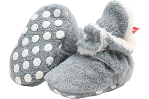 EDOTON Bottes Bande pour Bébé Unisex, Garder au Chaud Doux Sole Bottes de Neige Berceau Chaussures Enfant Bottes Adapté pour 0-18 Mois Bébé