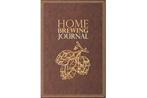 Home Brewing Journal: Beer Recipe, Brewing & Tasting Logbook for Home Brewers | For 54 Recipes | Hop Design | Brown (Home Brewing Journals: Beer Recipe, Brewing & Tasting Logbooks for Home Brewers)