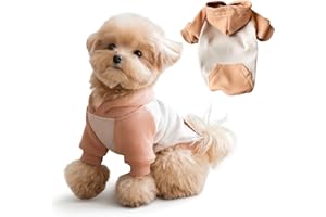 Winmany Small Dog Hoodie Pullover Sweatshirt for Dogs & Cats Lightweight Pet Puppy Fall Spring Hoodie Sweater