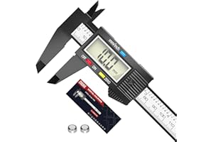 ZHJAN Messschieber Digital,Schieblehre Digital 0-150mm mit LCD-Display, IP54 spritzwassergeschützt, automatische Schließfunktion, Caliper für metrische/Zoll-Umrechnung