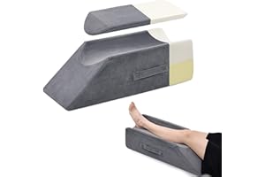 TANYOO Beinkissen Memory Schaum Venenkissen Keilkissen zum Beine hochlagern, Lagerungskissen für Beine, Abnehmbarer Waschbar Heimgebrauch