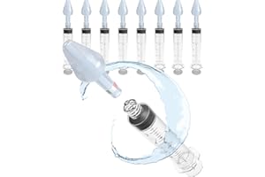 INTALYS Rino Set Lavaggio Nasale Bambini, Neonati e Adulti, Made in Italy per Soluzione Fisioligica Confezione Grande da 8 Kit Completi, Dispositivo Medico CE