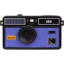 Appareil Photo Kodak I60 - Pellicule 35mm 400 ISO 36 Poses - Objectif 31mm F/10 - Bleu - Prêt à Shooter