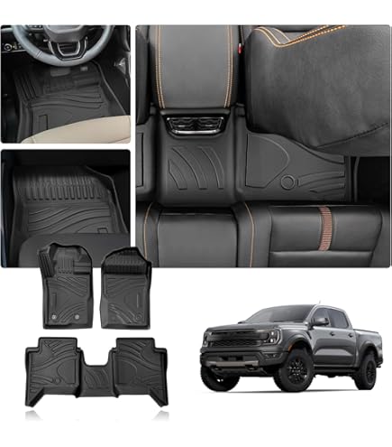 ELMASLINE 3D Gummimatten Set für FORD RANGER 2012-2022, 44,95