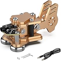 Putikeeg CW morse code key,amateur radio morse code key,ham radio double morse key. (blue-gold