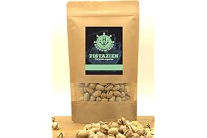 HW HH HAFENWÜRZE Pistazien mit Schale, ungesalzen – natürlich von HAFENWÜRZE, 1 x 500g Beutel wiederverschließbar, leckerer Snack für zwischendurch