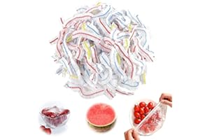 AGOGUE 300 pellicole salvafreschezza, per alimenti, con elastico, per conservare alimenti