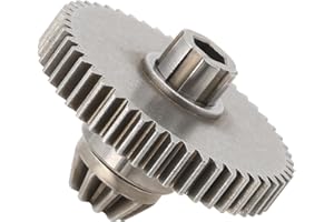 The Lord of the Tools 1Pc Ingranaggio Per Metallurgia Delle Polveri RC Ingranaggio Per Auto Telecomandata Compatibile Con MJX H16H H16E H16P H16GT H16DR 16401Y H14BM Argento