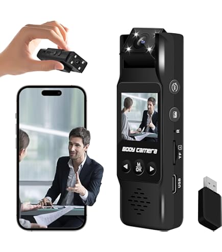 Mini Body Cam 1440P Con 7 Ore Di Batteria - Telecamera Indossabile Per Sicurezza, Lavoro E Esterni - Foto 7