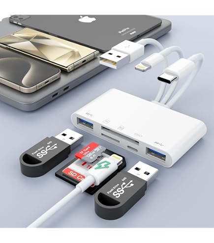 Lettore Di Schede SD USB-C Per IPhone E IPad - Aplimln Con Doppio Slot SD E Micro SD