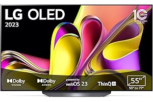 LG OLED55B39LA TV 139 cm (55 Zoll) OLED Fernseher (Dolby Atmos, Filmmaker Mode, 120 Hz) [Modelljahr 2023]