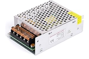 5V 10A 50W DC switching power supply AC 100V/240V to DC-5V power adapter, ANGEEK transformer constant voltage, suitable for LED strips, cameras, surveillance systems, lighting projects, etc.