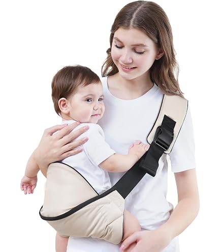 Écharpe De Portage Bébé Réglable - Porte-Bébé Latéral Respirant Jusqu'à 20 Kg - 0 à 48 Mois