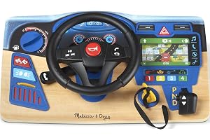 Melissa & Doug Vroom & Zoom Ljud Leksak | Trä leksak | Bilkörning leksak