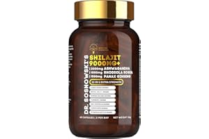 DR SOSNOWSKI'S Dr. Sosnowski's BioActive Shilajit Blend with Ashwagandha, Rhodiola Rosea, Lions Mane, Panax Ginseng, Royal Jelly, Ginkgo Biloba, Turmeric, Bee Propolis, Cordyceps and Stinging Nettle| 60 Capsules