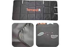 TERRAND Plumbers Work Mat Waterproof Anti Slip PVC Rubber Oxford Fabric Suitable for Indoors and Outdoors (Large (1700mm x 750mm))