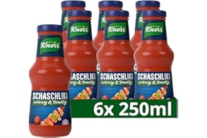 ‎KNORR Knorr Schlemmersauce Schaschlik, 6er Pack (6 x 250 ml)