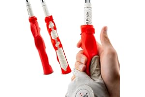 Goose Golf Accessoire d'entraînement de Swing de Golf, Grip Trainer, Aide, Développe la Mémoire Musculaire, Réduit Hooks et Slices, 3 Tailles