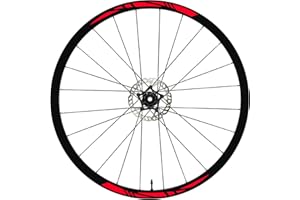 DualColorStampe Adesivi Cerchi Bici 26'' - 27,5'' - 28-29'' Pollici Ruota Bici MTB Bike Stickers Cerchi MTB B0007 (28-29'' Pollici, Rosso Fluorescente)