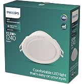 Philips LED g&ouml;mme spot Meson, yuvarlak, beyaz, 12.5 W, n&ouml;tr beyaz ışık (3.000 K)